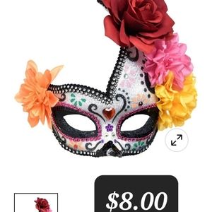 Day of the Dead Halloween Masquerade Mask